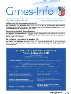 Gmes-Info 20.11.2023
