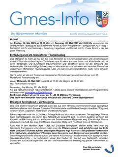 Gmes-Info 16.05.2023