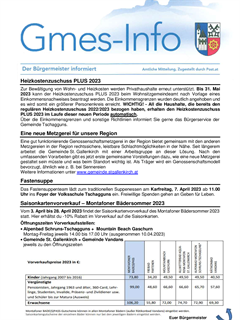 Gmes-Info 16.03.2023