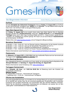 Gmes-Info 03.08.2021