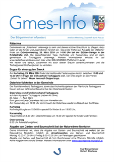 Gmes-Info, 25.03.2024